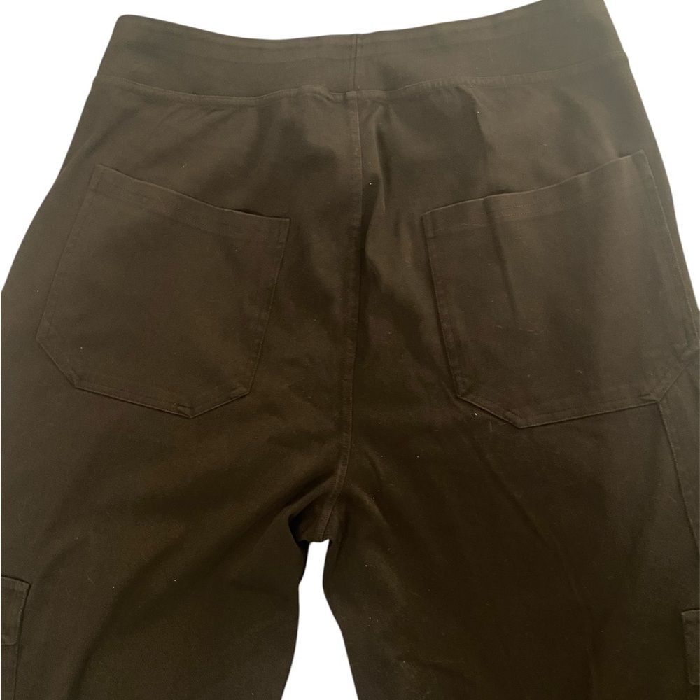 Halara Black Cotton Pull-on Cargo Pant - Picture 4 of 6